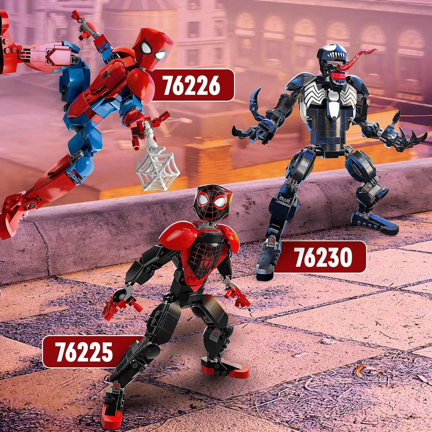 LEGO 76225 Marvel Miles Morales Figure Set, Fully Articulated Spider-Man Action Toy, Super Hero Movie Collectible, Birthday Gift Idea for Kids