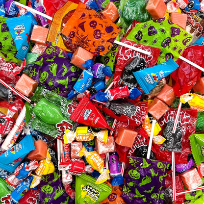 Halloween Candy Variety Pack | 10 Pound Box | Bulk Candy for Classroom | Party Mix Individually Wrapped | Popping Rocks, Lollipops, Gum, Caramels, Taffies | Assorted Pinata Fillers