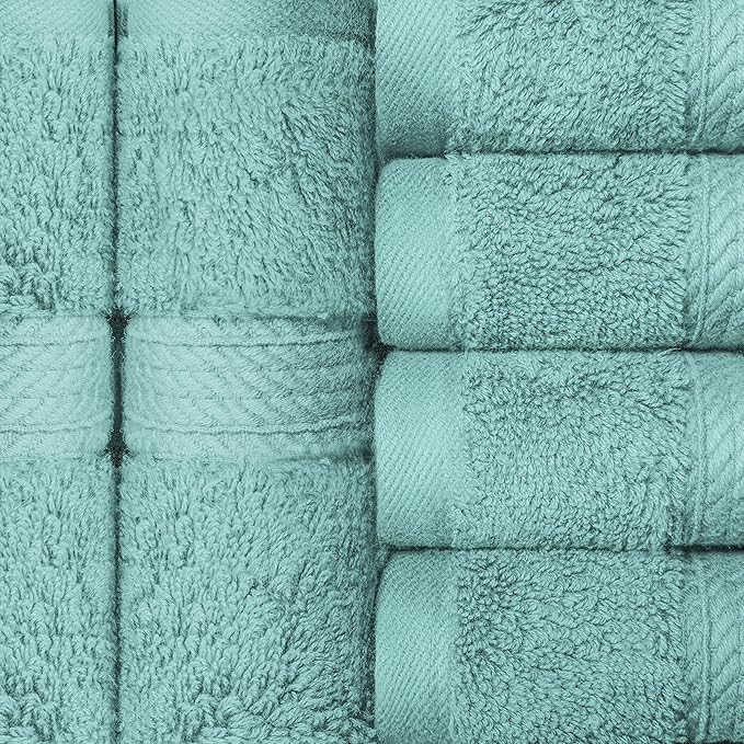 SUPERIOR Solid Egyptian Cotton Face Towel Set