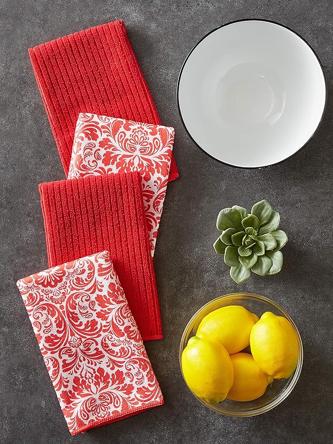 DII Cleaning Collection Multi-Purpose Microfiber, Dishtowel Set