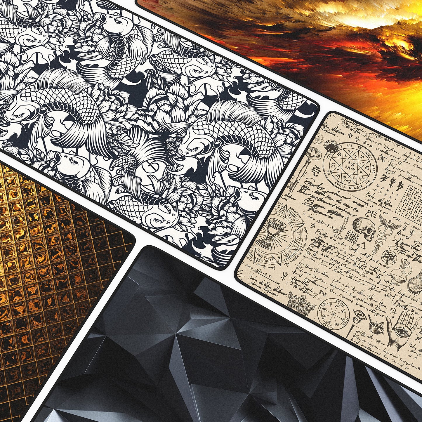 TITANWOLF - XXL Mouse Mat - Mouse Pad 900 x 400 x 3mm –Speed Gaming Mouse Pad - Extra Large - Table Mat Large Size - improved Precision and Speed – Design Alchemy