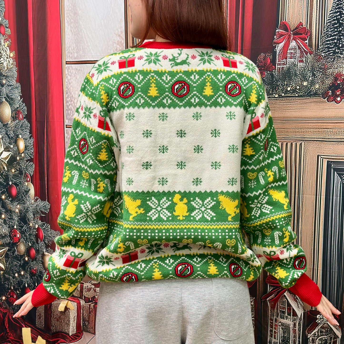 That's It I'm Not Going Ugly Sweater - Ugly Christmas Sweaters for Women 2025 - Xmas Movie Knitted Sweater - Gifts for Christmas - X-mas Knitted Sweatshirt - Holiday Outfits (L)