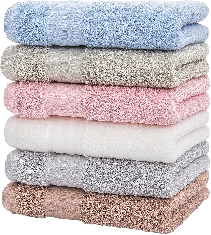 Ultra Thick, Soft & Absorbent Cotton Hand Towels
