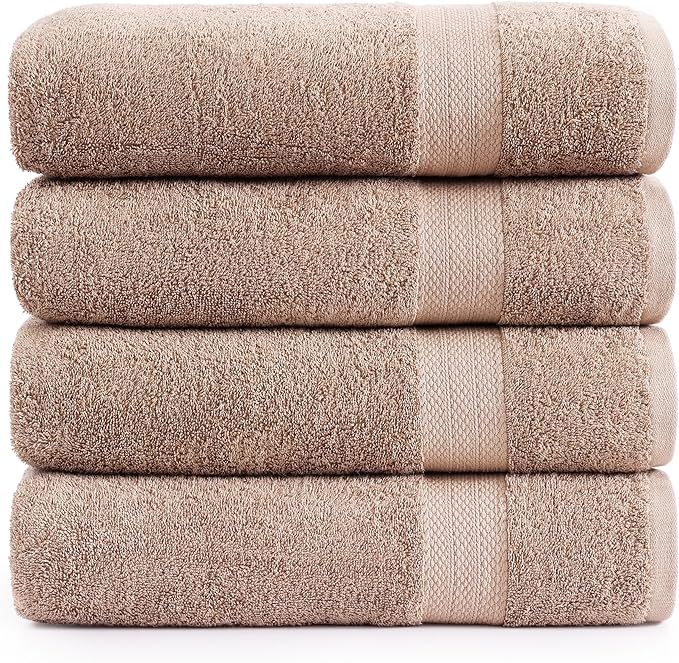 LANE LINEN Luxury Bath Towels Set of 4