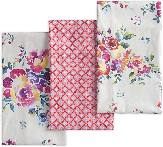 Maison d' Hermine Kitchen Towels Set of 3 100% Cotton 27.50" x 20" Reusable