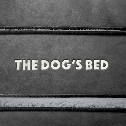 Replacement Outer Cover (No Mattress) for The Dog's Bed Orthopaedic, Washable Plush Fabric, XXL 137 x 91 x 15cm (Grey Plush)