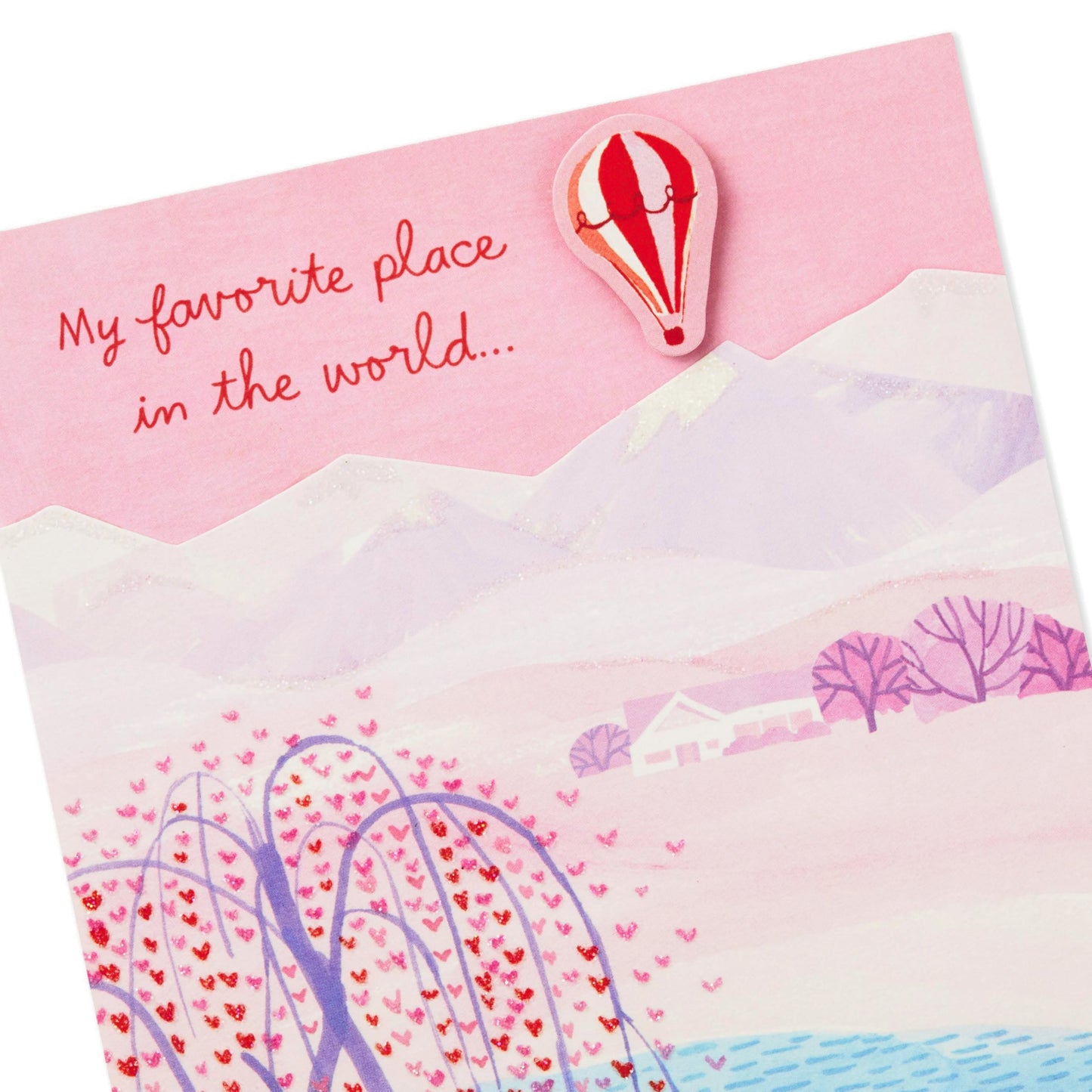 Hallmark Paper Wonder Valentines Day Pop Up Card for Significant Other (Hot Air Balloon Valentine)