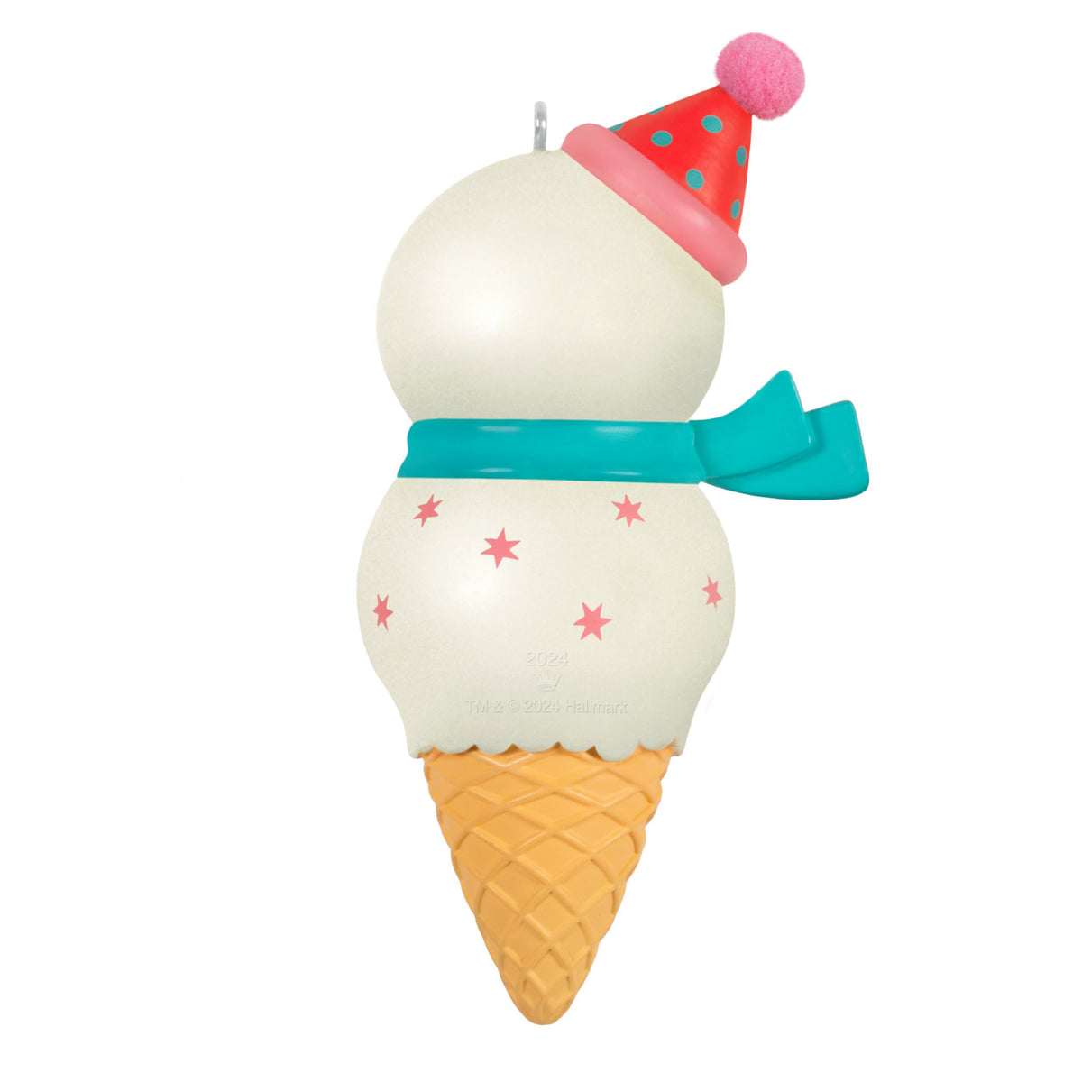 Hallmark Keepsake Christmas Ornament 2024, Daughter Snowman Ice Cream Cone 2024, Family Gifts