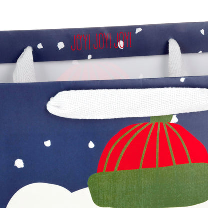 Hallmark 15" Extra Large Christmas Gift Bag with Tissue Paper (Merry Christmas Polar Bear) for Kids, Adults, Coworkers, Neighbors