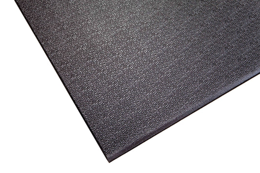 Supermats Heavy Duty Equipment Mat 20GS Made in U.S.A. for Indoor Cycles Exercise Upright Bikes and Steppers (2 Feet x 3 Feet 10 In) (24-Inch x 46-Inch) (60.96 cm x 116.84 cm) , Black