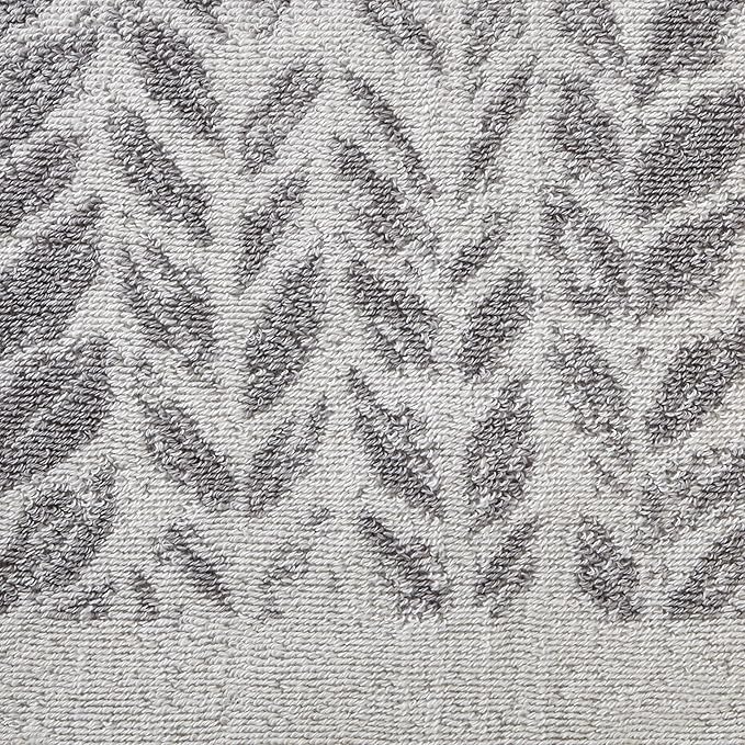 SKL Home Distressed Leaves 100% Turkish Cotton Premium 4-Piece Towel Set