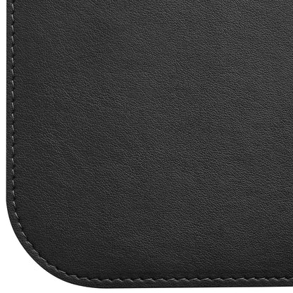 Gallaway Leather Desk Mat, Office Writing Desk Pad, Large 36" x 17" Black, for Top of Desks, Gift Ready Elegant Computer Desk Cover Protector PU Leather