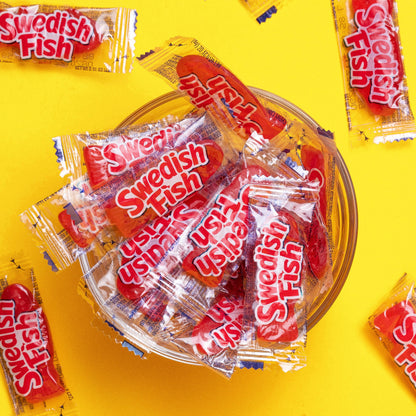 SWEDISH FISH Individually Wrapped Soft & Chewy Candy, Bulk Candy, 240 Count Box