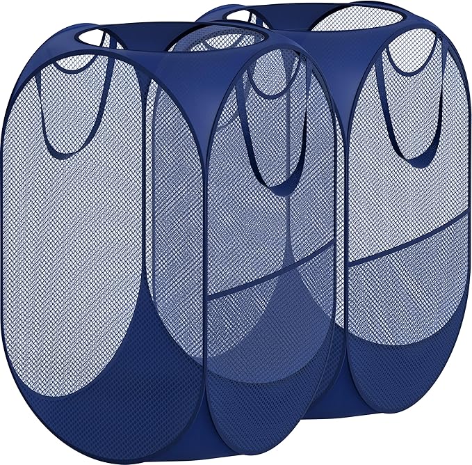 Simple Houseware Mesh Pop-Up Laundry Hamper Basket