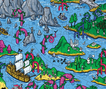 The Happy Isles • 1000-Piece Jigsaw Puzzle from The Magic Puzzle Company • Series One
