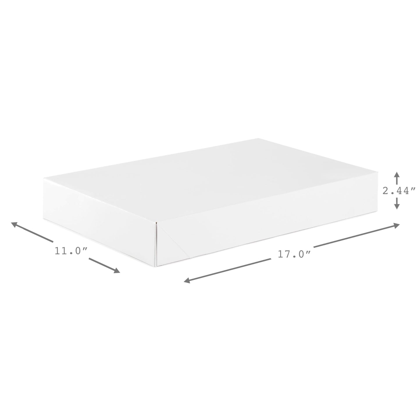 Hallmark 17" XL Gift Boxes with Lids (12 White Robe Boxes, White) for Birthdays, Graduations, Christmas, Weddings, Bridal Showers