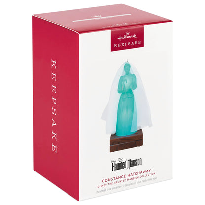 Hallmark Keepsake Christmas Ornament, Disney The Haunted Mansion Collection Constance Hatchaway With Light and Sound, Gifts for Disney Fans