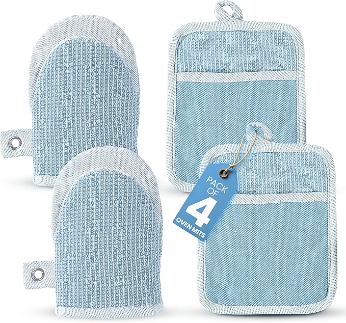 Casa Platino BBQ Gloves & Potholders Set, Pot Holder