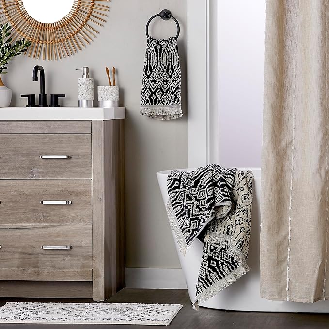 SKL Home Nador Jacquard Bath Towel
