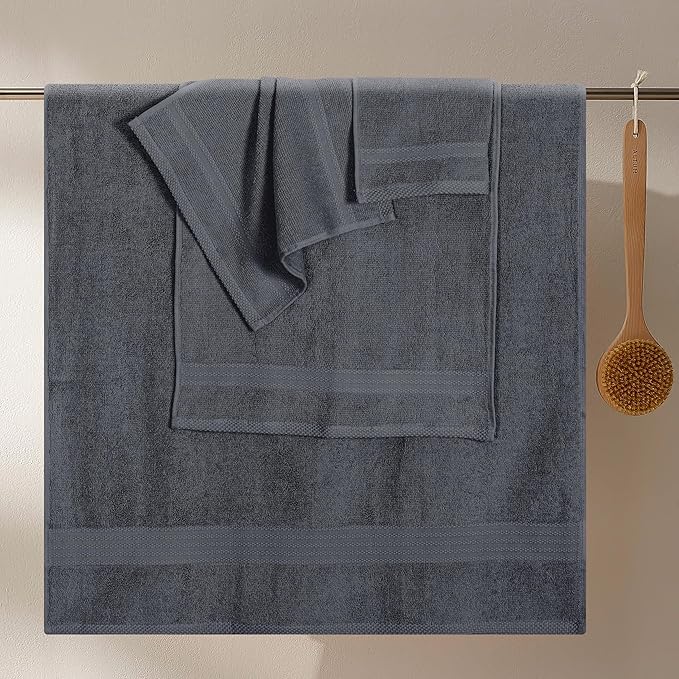 GLAMBURG Ultra Soft 8-Piece Towel Set