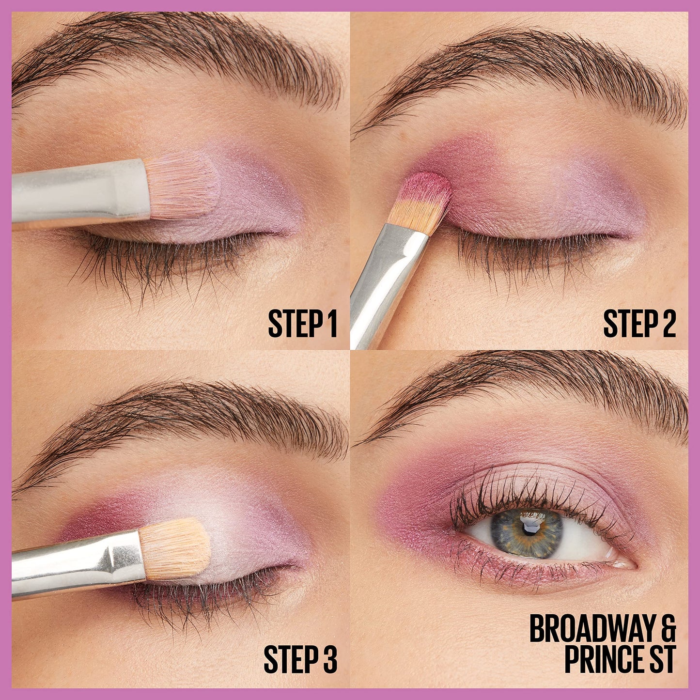 Maybelline New York Shadow Blocks Shadow Blocks Eyeshadow Palette, Stacked Eye Shadow Trio, Broadway & Prince St, 0.08 oz