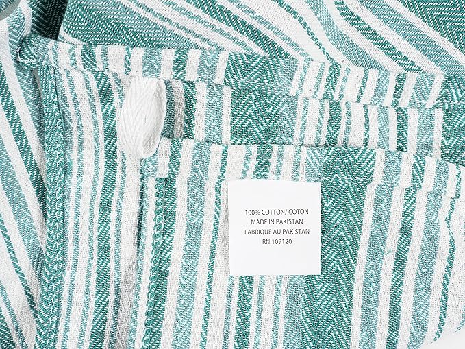 KAF Home Assorted Flat Kitchen Towels | 100% Cotton