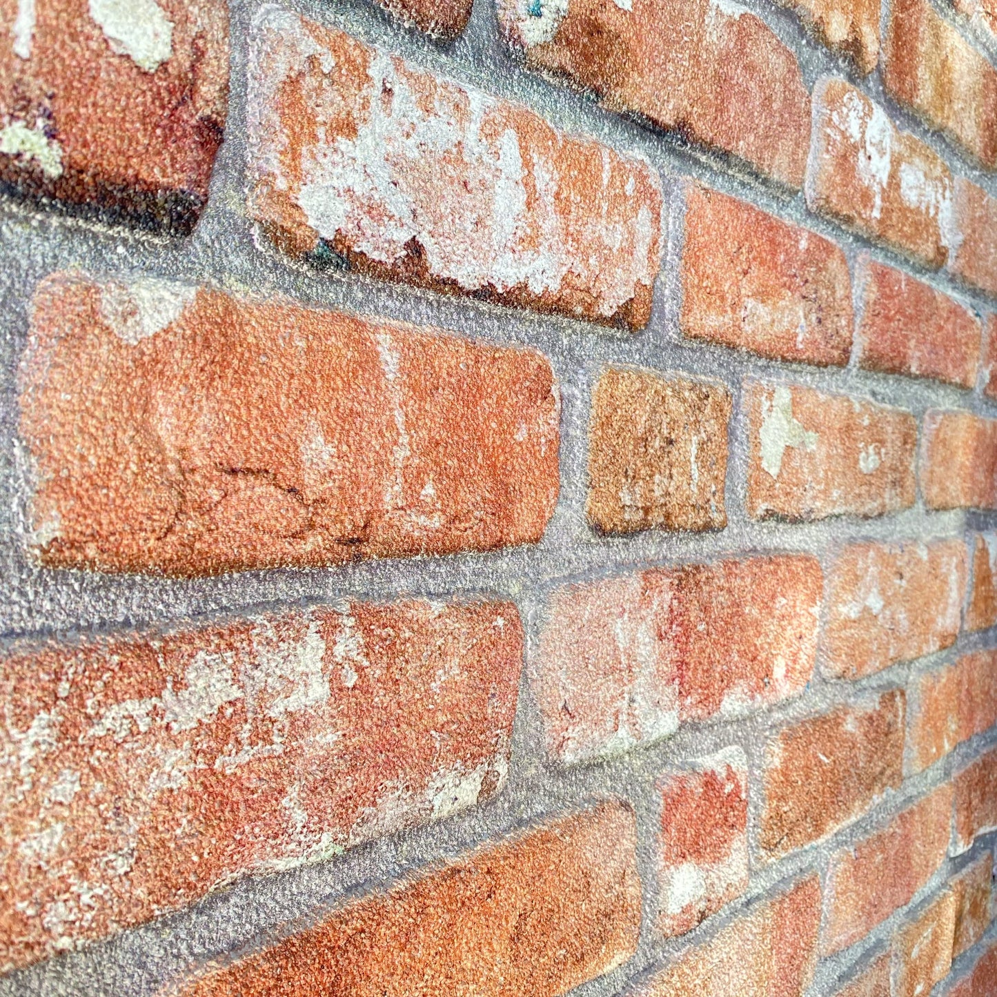 Dundee Deco 3D Wall Panels Faux Brick - Cladding, Red Orange Stone Look Wall Paneling, Styrofoam Facing for Living Room, Kitchen, Bathroom, Balcony, Bedroom, Set of 10, Covers 54 sq ft