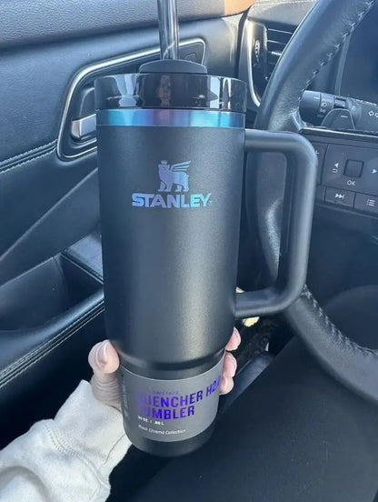 Pink Stanley Quencher H2.0 Tumbler – 40 oz Travel Cup